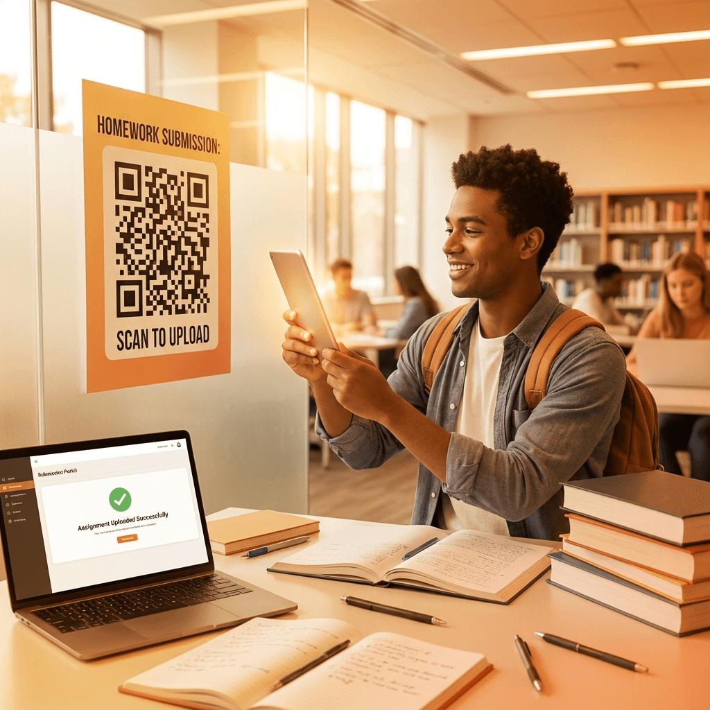 Assignment QR Code - Submit Work