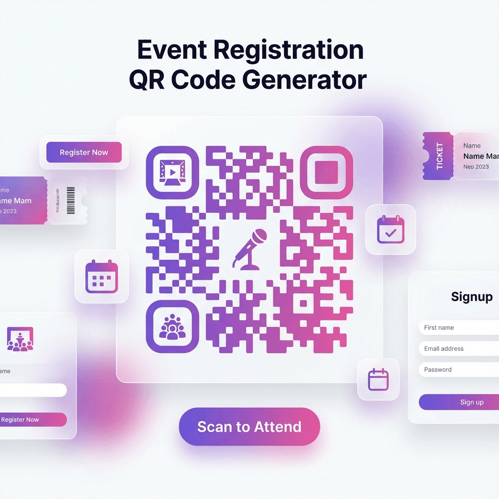 Event Registration QR Code - Easy Sign-ups