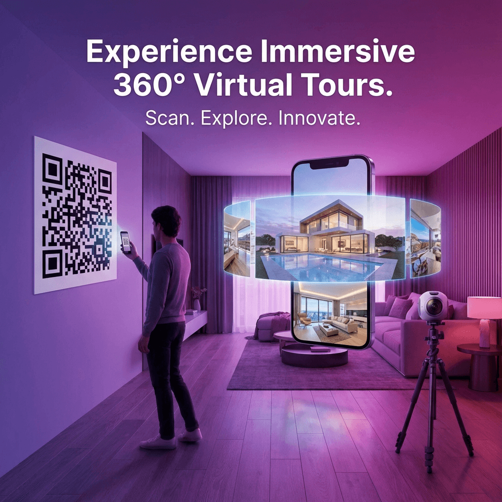 Virtual Tour QR Code - 360° Experience
